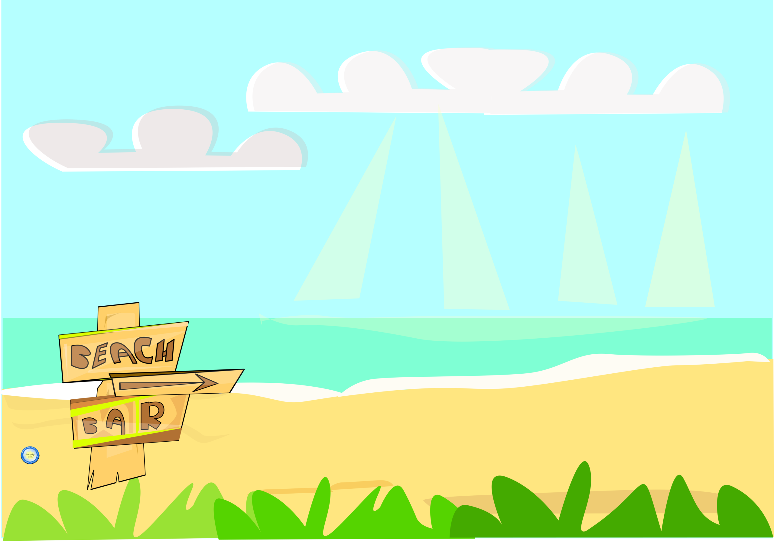 Beach Bar Clipart